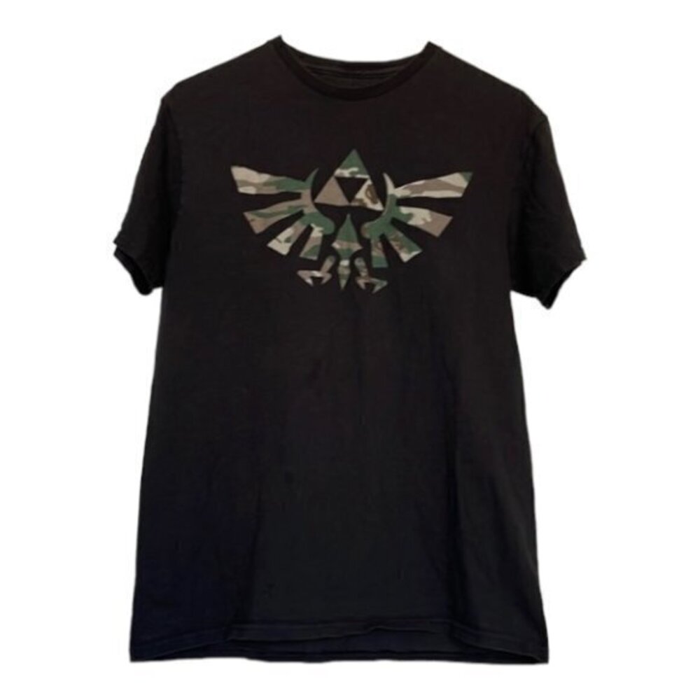 Vintage Legend of Zelda Crest Mens Graphic Shirt Size Medium EUC #4151